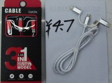 USB Data Kabel 3er