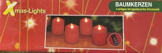 Kerzen Set 4er mit Fernbedienung