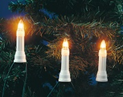 Baumlichter mit 20 LED Kerzen, warm whitemit Outdoortrafo