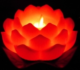 LED Blumen Kerze