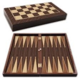 Backgammon Holz Walnuss